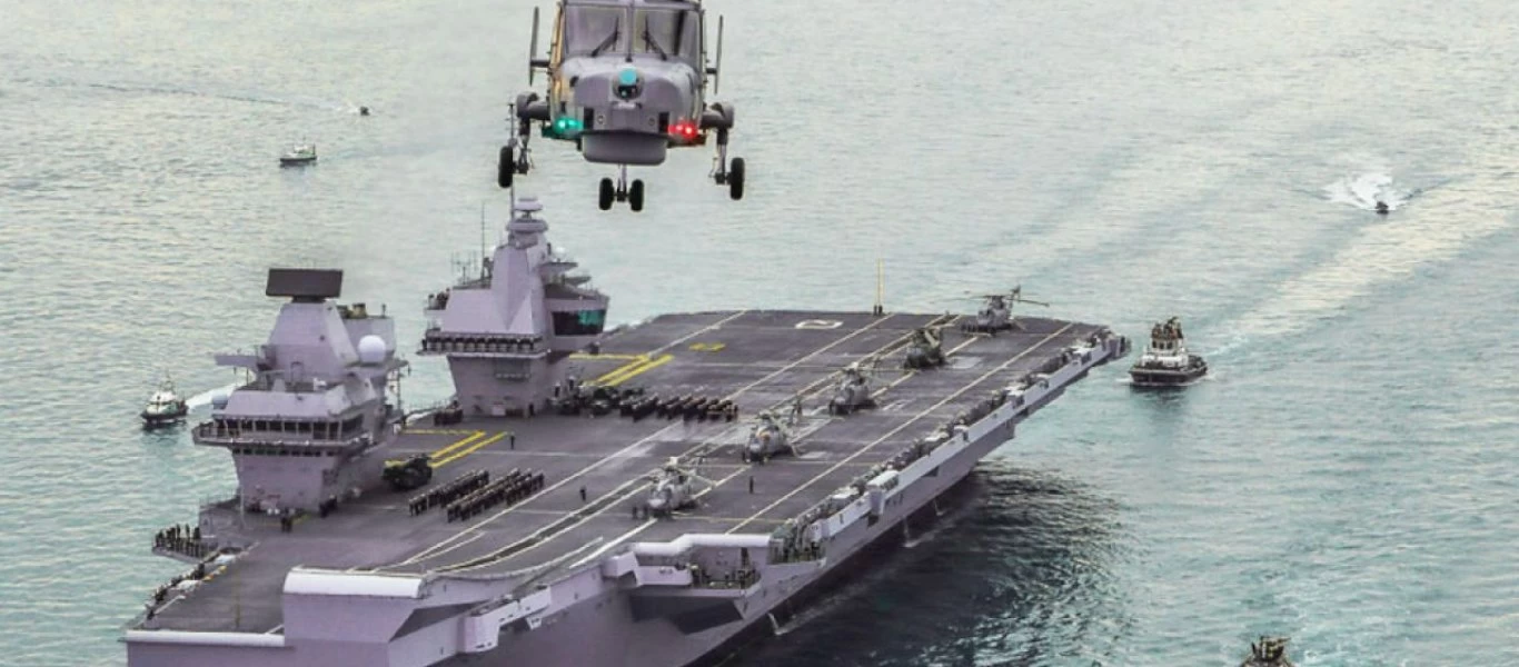 Ρωσικό υποβρύχιο παρακολουθούσε το βρετανικό αεροπλανοφόρο ανοιχτά της Κύπρου - Σήκωσαν ανθυποβρυχιακά ελικόπτερα